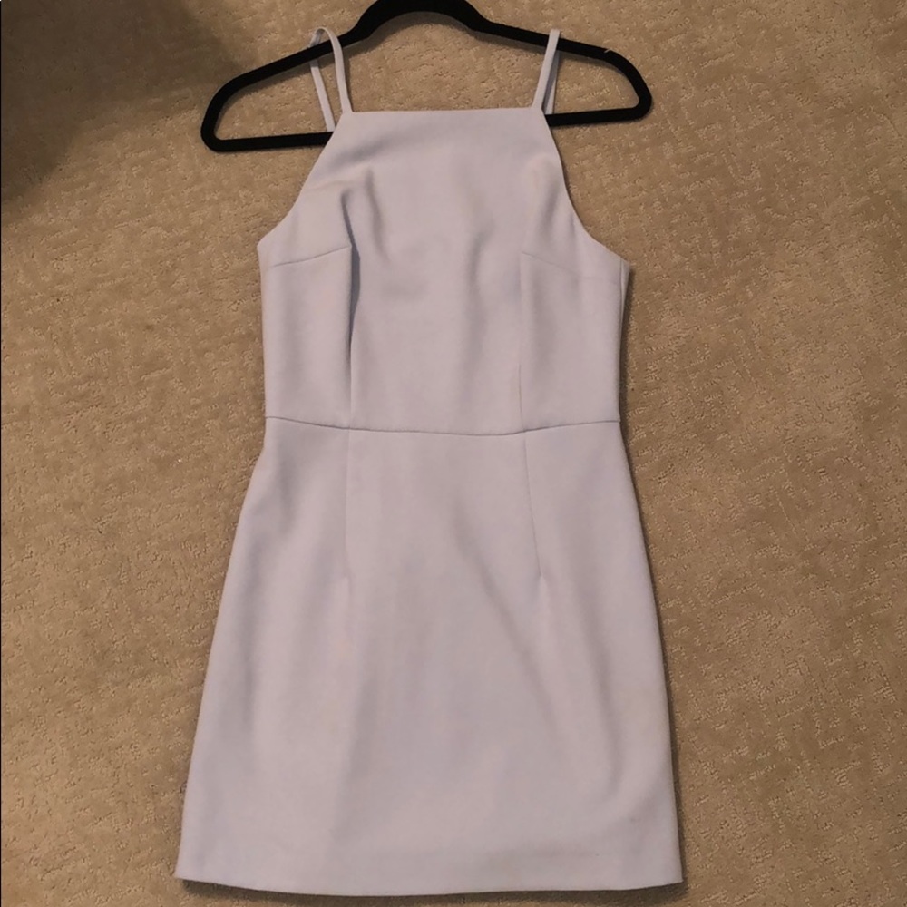 French Connection Whisper Square Neck Mini Dress